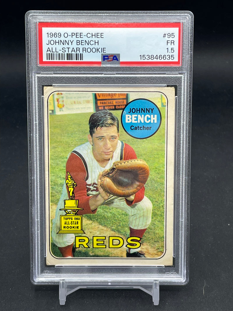 1969 O-PEE-CHEE - ALL-STAR ROOKIE - J. BENCH -