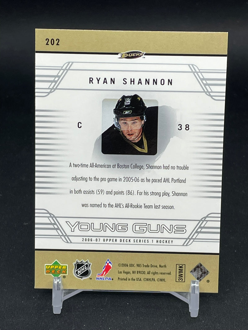 2006 UPPER DECK SERIES ONE - YOUNG GUNS - R. SHANNON -