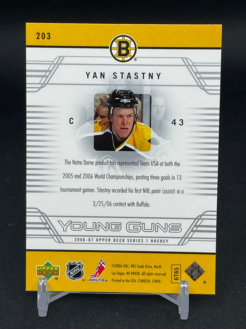 2006 UPPER DECK SERIES ONE - YOUNG GUNS - Y. STASTNY -