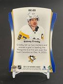 2021 UPPER DECK SP AUTHENTIC - BLUE - DIE-CUT - S. CROSBY -