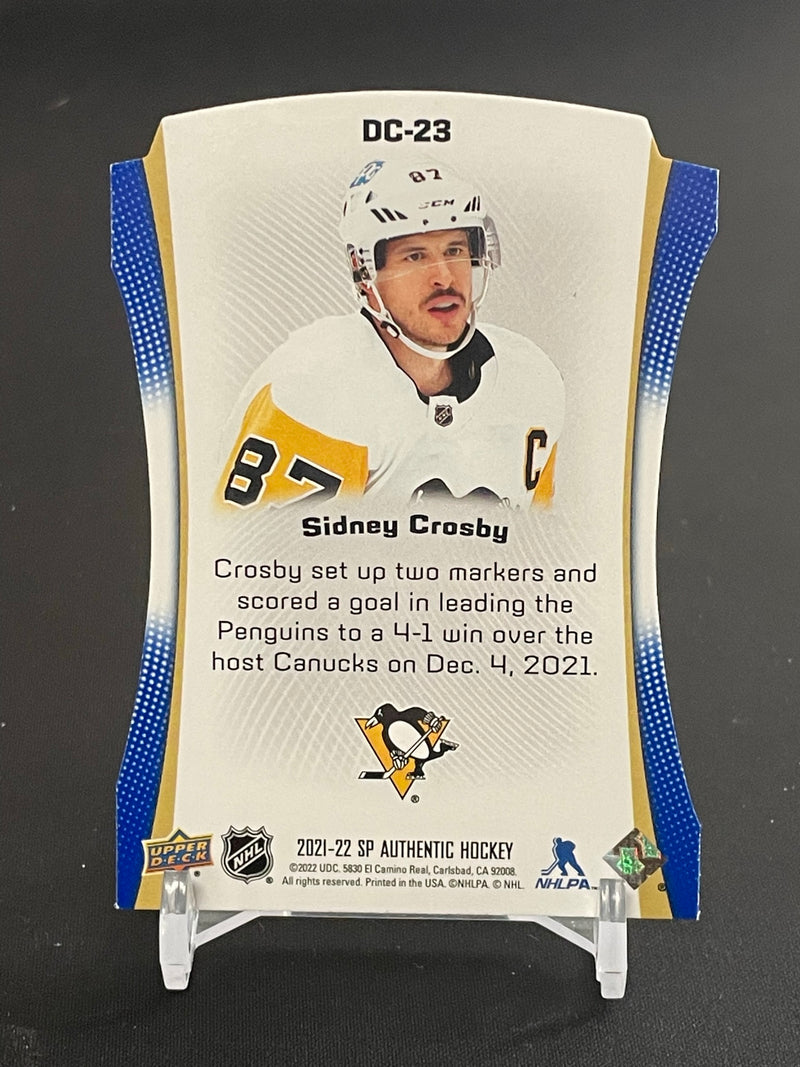 2021 UPPER DECK SP AUTHENTIC - BLUE - DIE-CUT - S. CROSBY -