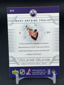 2006 UPPER DECK SERIES ONE - YOUNG GUNS - M. POULIOT -
