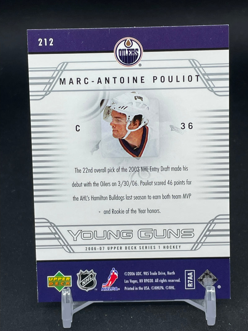 2006 UPPER DECK SERIES ONE - YOUNG GUNS - M. POULIOT -