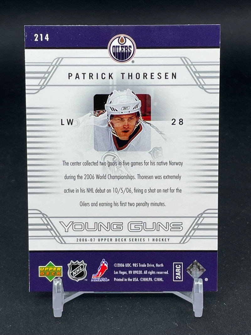 2006 UPPER DECK SERIES ONE - YOUNG GUNS - P. THORESEN -