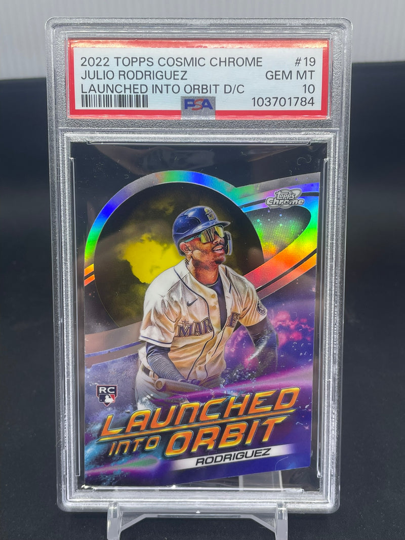 2022 TOPPS COSMIC CHROME - LAUNCHED INTO ORBIT DIE-CUT - J. RODRIGUEZ -