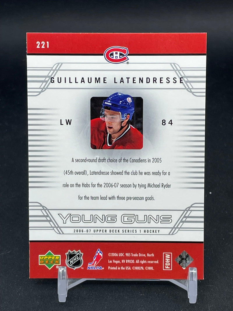 2006 UPPER DECK SERIES ONE - YOUNG GUNS - G. LATENDRESSE -