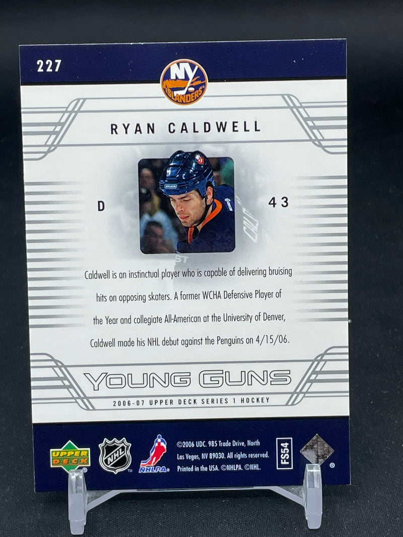 2006 UPPER DECK SERIES ONE - YOUNG GUNS - R. CALDWELL -