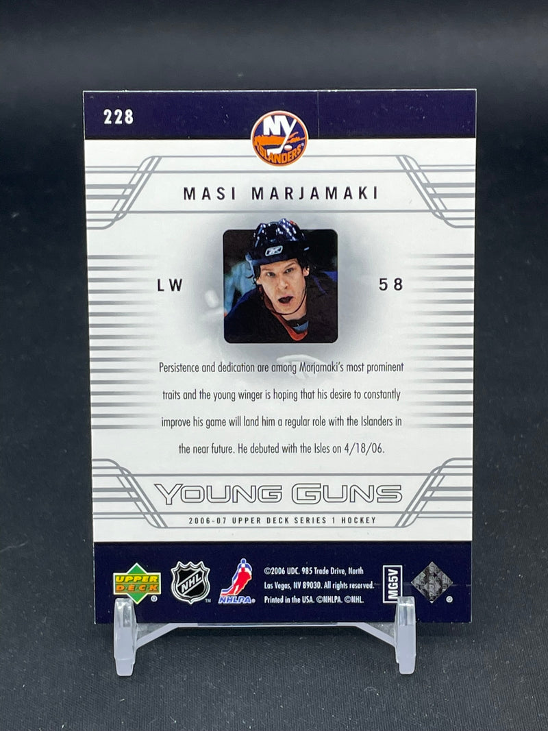 2006 UPPER DECK SERIES ONE - YOUNG GUNS - M. MARJAMAKI -