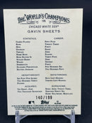 2022 TOPPS ALLEN & GINTER CHROME - MAGENTA REFRACTOR - G. SHEETS - #195 - #'D/199 - RC