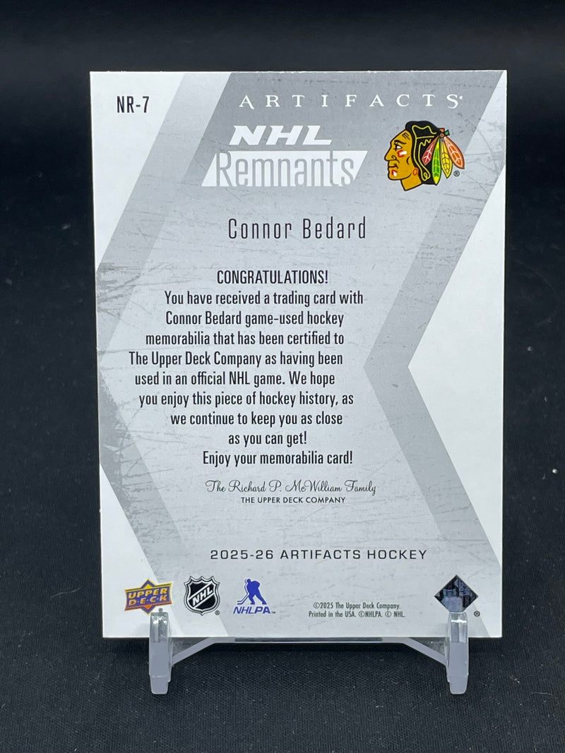 2025 UPPER DECK ARTIFACTS - NHL REMNANTS - C. BEDARD -
