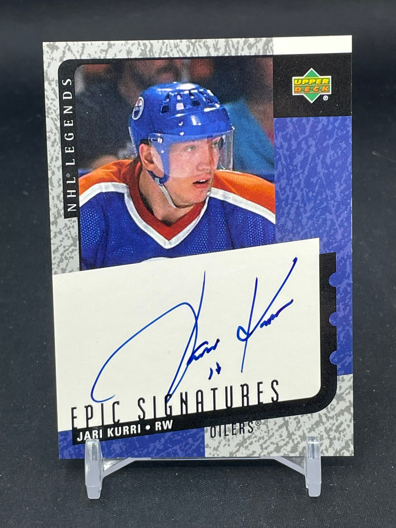 2000 UPPER DECK NHL LEGENDS - EPIC SIGNATURES - J. KURRI -
