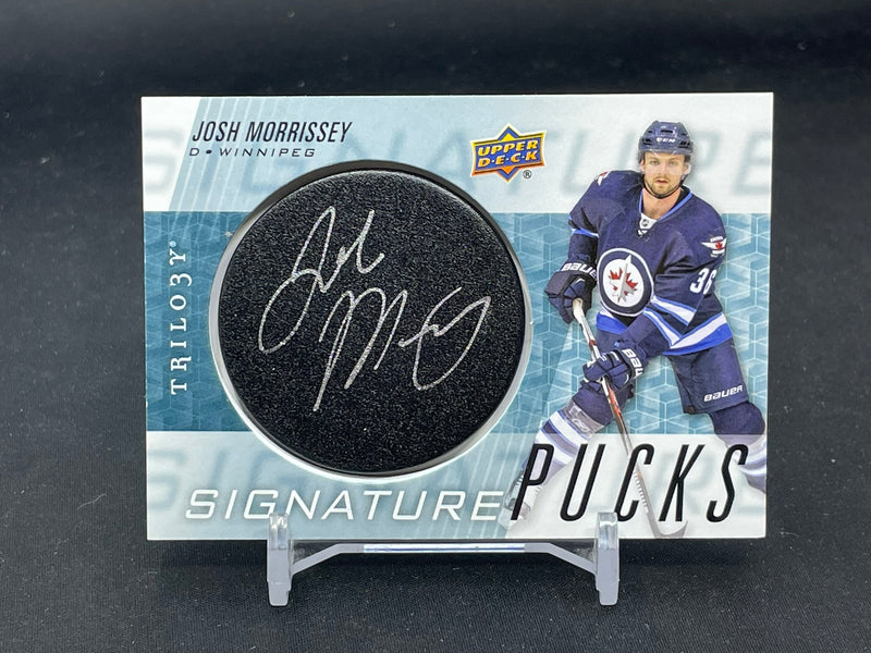 2016 UPPER DECK TRILOGY - SIGNATURE PUCKS - J. MORRISSEY -