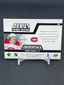 2022 UPPER DECK CREDENTIALS - DEBUT TICKET ACCESS - A. XHEKAJ - #156 - #'D/799 - RC