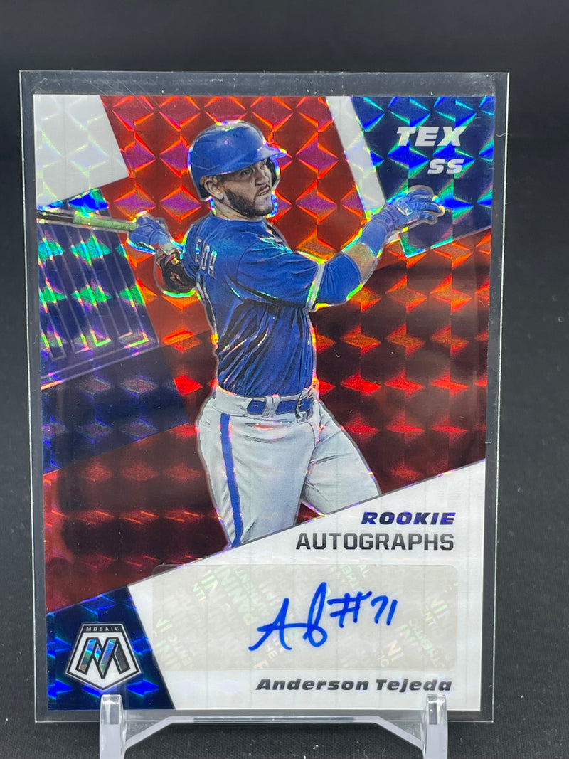 2021 PANINI MOSAIC - ROOKIE AUTOGRAPHS MOSAIC PRIZM - A. TEJEDA -