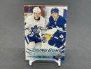 2016 UPPER DECK SERIES TWO - UD CANVAS - YOUNG GUNS CHECKLIST - A. MATTHEWS / W. NYLANDER -