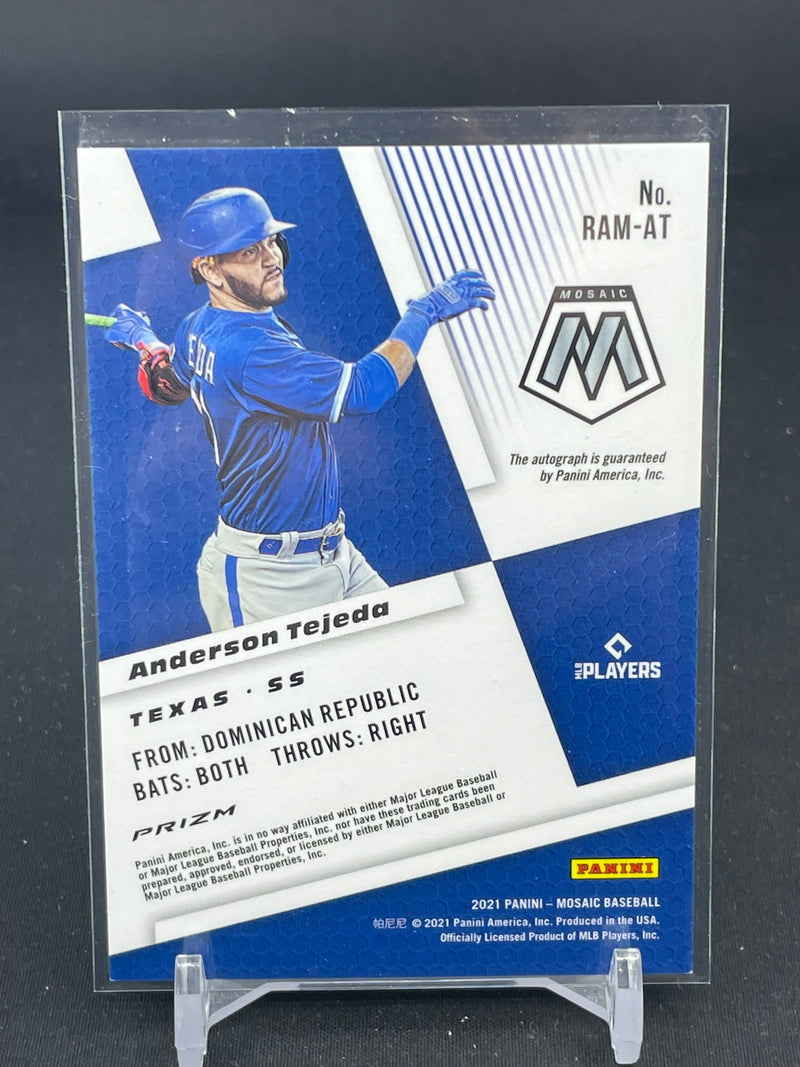 2021 PANINI MOSAIC - ROOKIE AUTOGRAPHS MOSAIC PRIZM - A. TEJEDA -