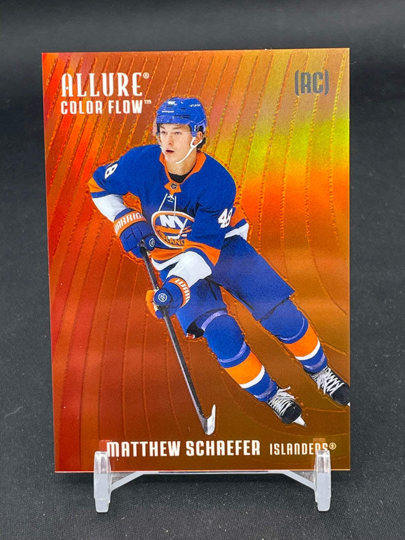 2025 UPPER DECK ALLURE - RED-ORANGE COLOR FLOW - M. SCHAEFER -