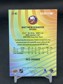 2025 UPPER DECK ALLURE - RED-ORANGE COLOR FLOW - M. SCHAEFER -