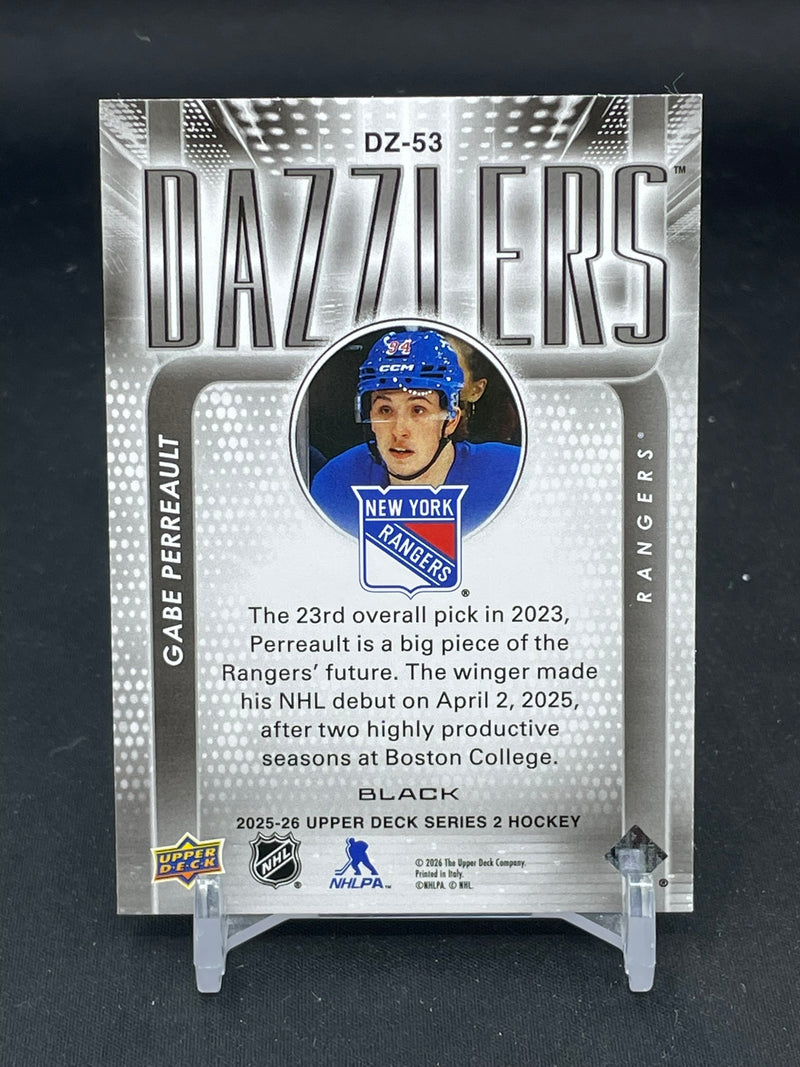 2025 UPPER DECK SERIES TWO - BLACK DAZZLERS - G. PERREAULT -