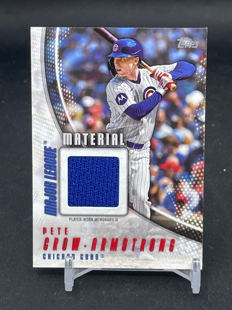 2025 TOPPS SERIES TWO - MAJOR LEAGUE MATERIAL - P. CROW-ARMSTRONG -
