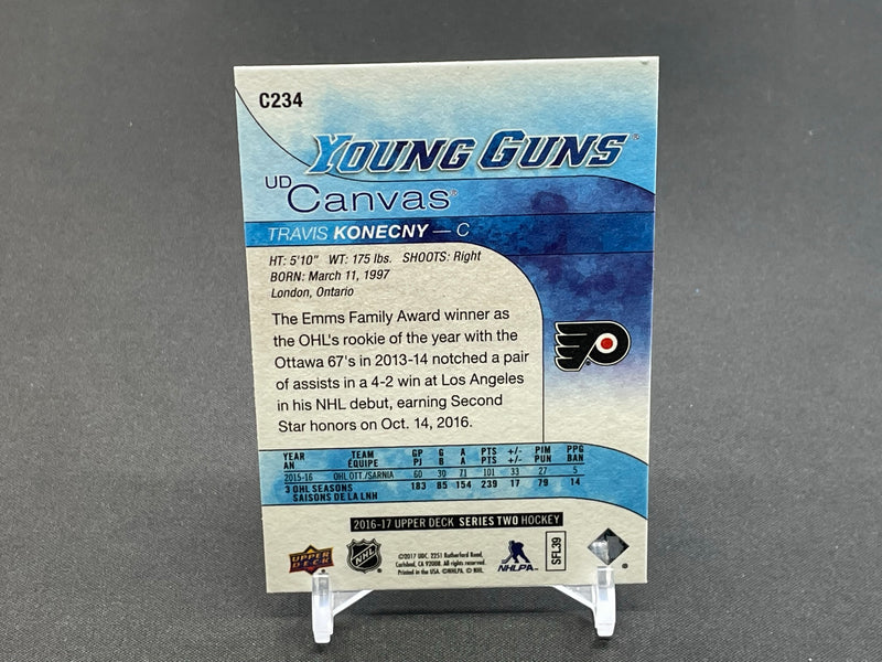 2016 UPPER DECK SERIES TWO - UD CANVAS - YOUNG GUNS - T. KONECNY -