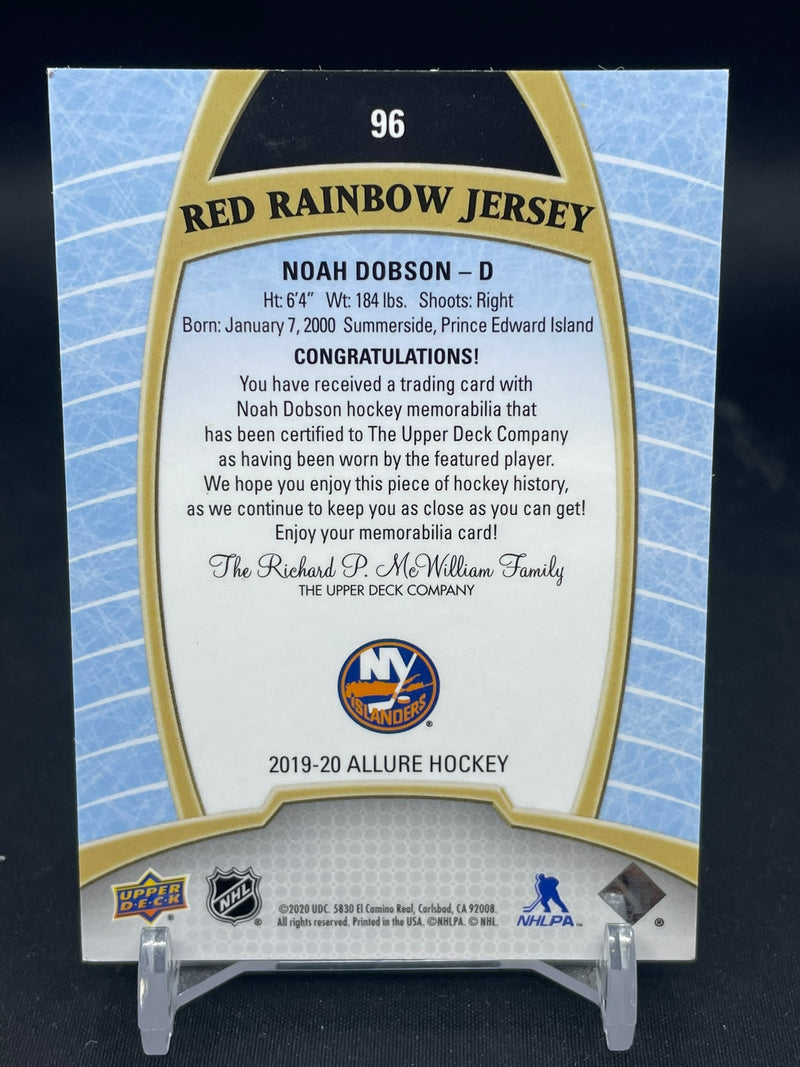 2019 UPPER DECK ALLURE - RED RAINBOW JERSEY - N. DOBSON -