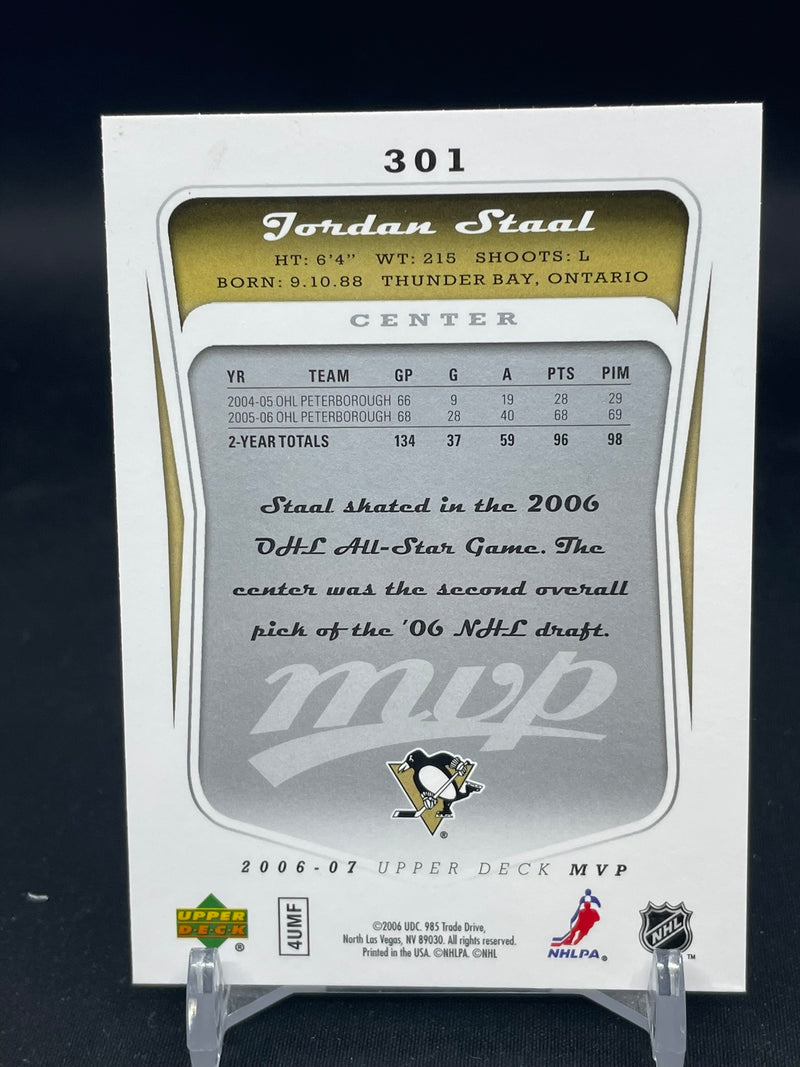 2006 UPPER DECK MVP - ROOKIES - J. STAAL -