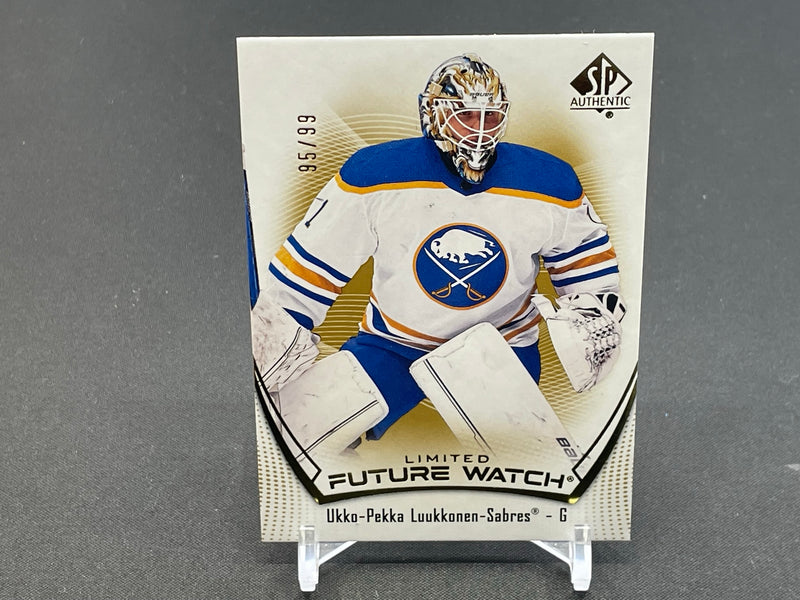 2021 UPPER DECK SP AUTHENTIC - GOLD - LIMITED FUTURE WATCH - U. LUUKKONEN - #114 - #'D/99 - RC