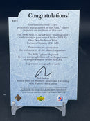 1996 UPPER DECK BE A PLAYER - ROOKIE QUOTEBOOK - D. ALFREDSSON -