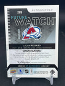2013 UPPER DECK SP AUTHENTIC - FUTURE WATCH AUTOGRAPH - C. PICKARD - #289 - #'D/999 - AUTOGRAPH - RC