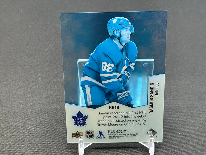 2019 UPPER DECK SERIES TWO - ROOKIE BREAKOUTS - R. SANDIN - #RB18 - #'D/100 - RC