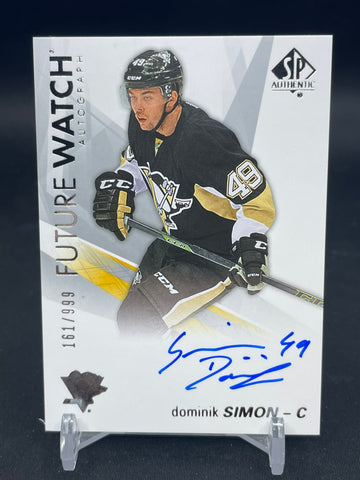 2016 UPPER DECK SP AUTHENTIC - FUTURE WATCH AUTOGRAPH - D. SIMON - #122 - #'D/999 - AUTOGRAPH - RC