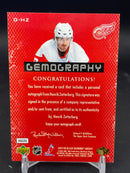 2007 UPPER DECK BLACK DIAMOND - GEMOGRAPHY - H. ZETTERBERG -
