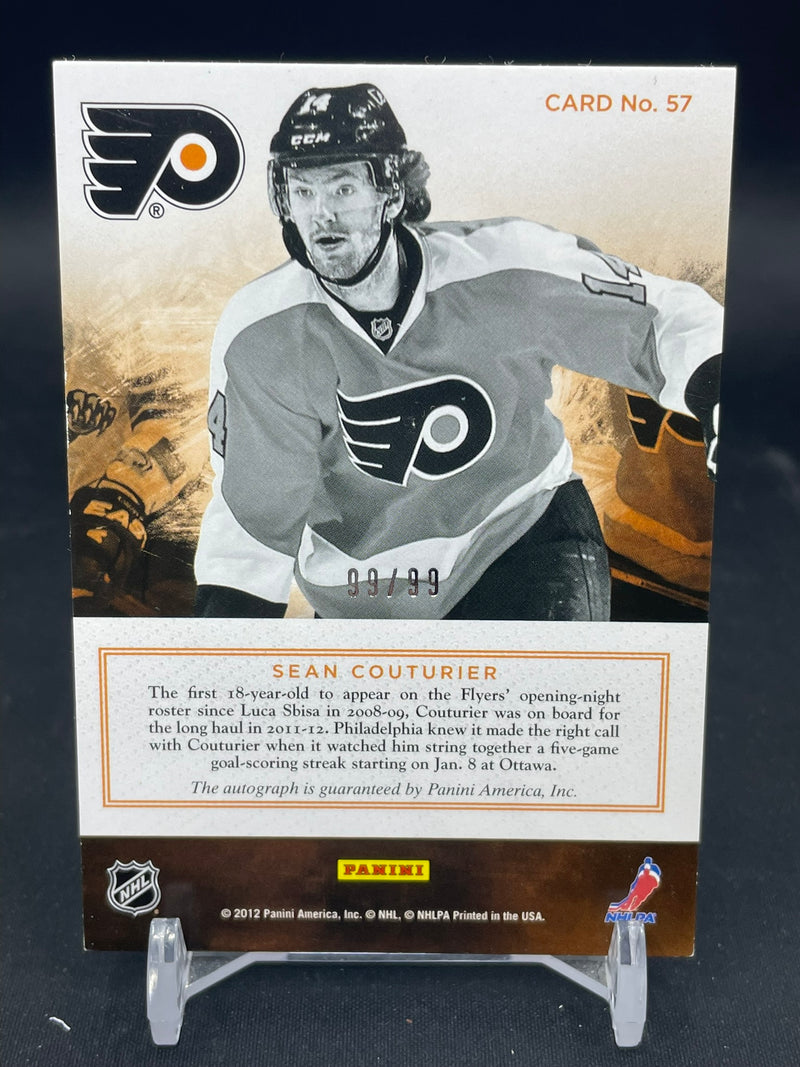 2012 PANINI PRIME - PRIME SIGNATURES - S. COUTURIER - #57 - #'D/99 - AUTOGRAPH - RC