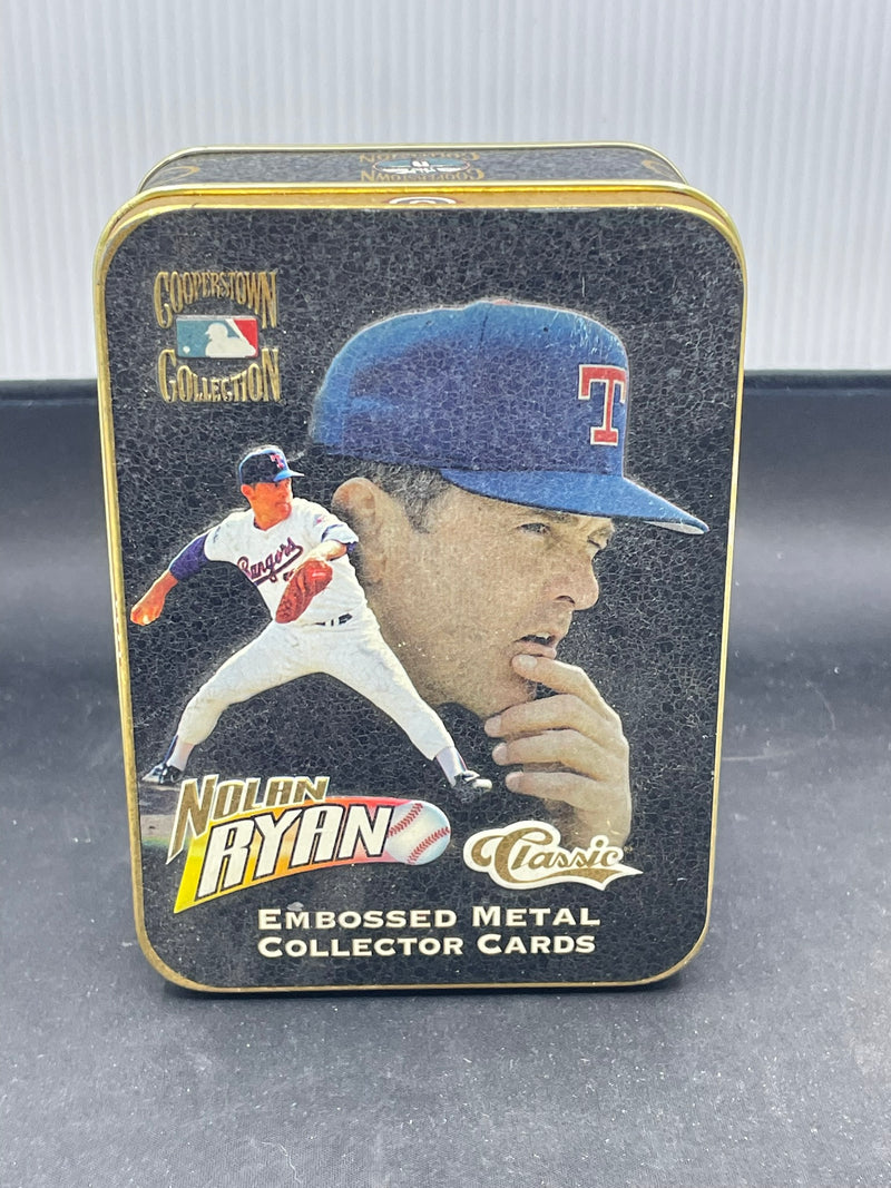 1994 CLASSIC COOPERSTOWN COLLECTION BOLAN RYAN EMBOSSED METAL COLLECTOR CARDS