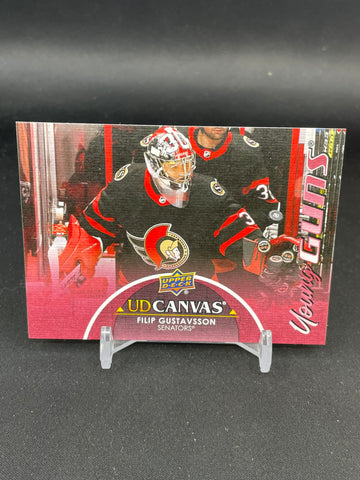 2021 UPPER DECK SERIES ONE - UD CANVAS - YOUNG GUNS - F. GUSTAVSSON - #C93 - RC