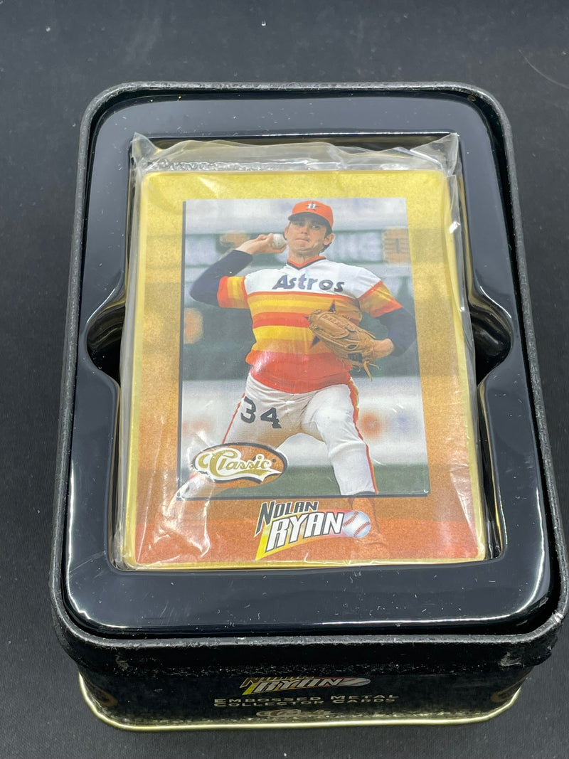1994 CLASSIC COOPERSTOWN COLLECTION BOLAN RYAN EMBOSSED METAL COLLECTOR CARDS