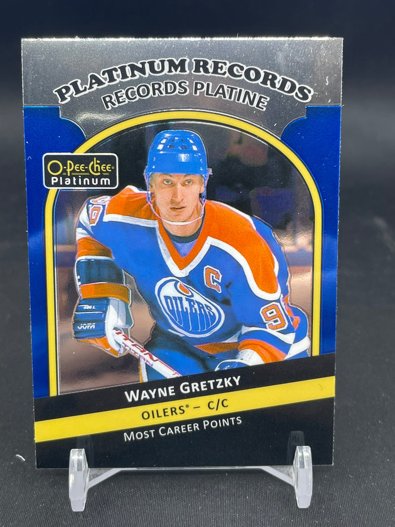 2017 UPPER DECK O-PEE-CHEE PLATINUM - PLATINUM RECORDS - W. GRETZKY -