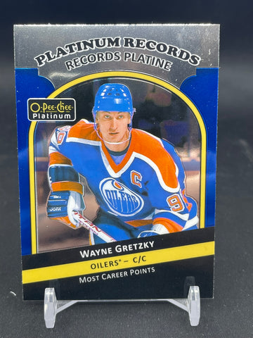 2017 UPPER DECK O-PEE-CHEE PLATINUM - PLATINUM RECORDS - W. GRETZKY - #PR-1