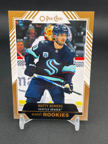 2022 UPPER DECK O-PEE-CHEE - GLOSSY ROOKIES - M. BENIERS - #R-9 - RC