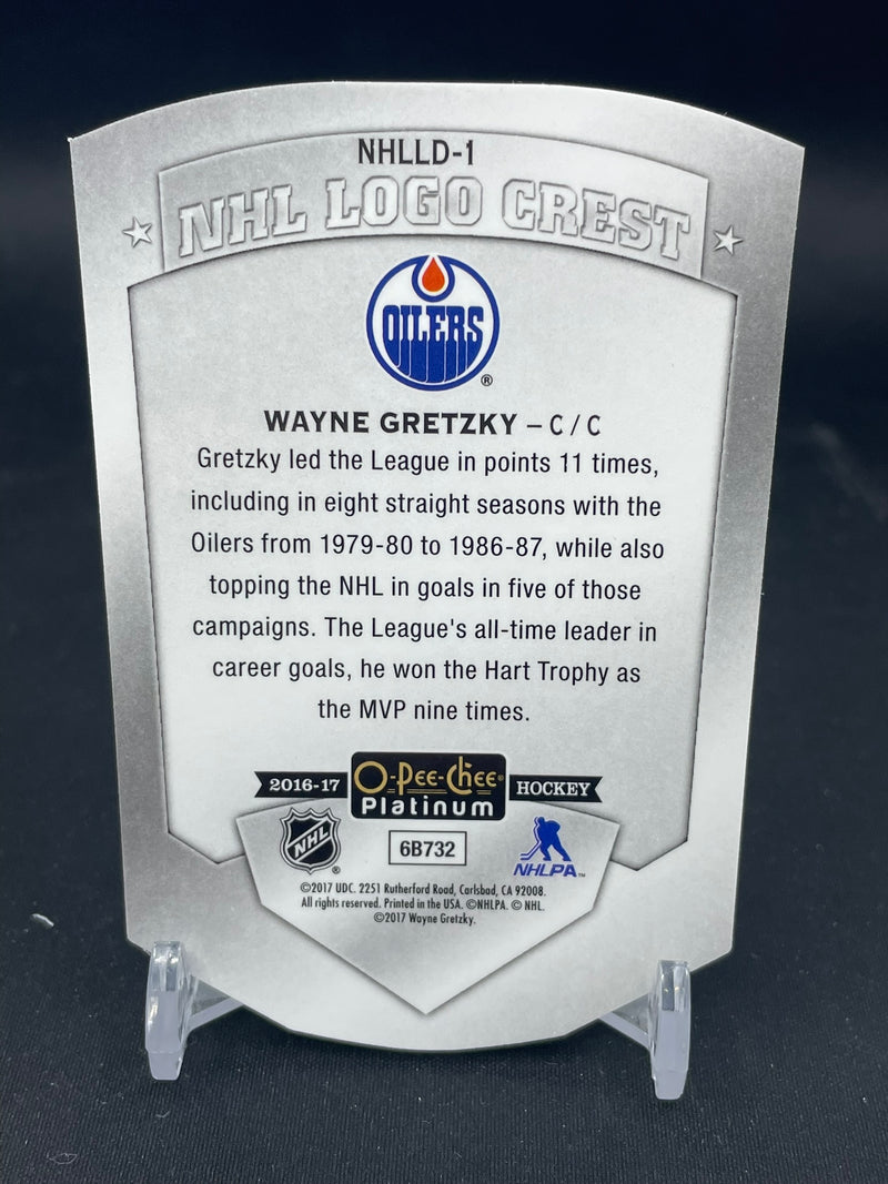 2016 UPPER DECK O-PEE-CHEE PLATINUM - NHL LOGO CREST - W. GRETZKY -