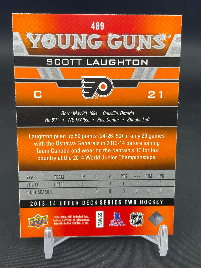 2013 UPPER DECK SERIES TWO - YOUNG GUNS - S. LAUGHTON -