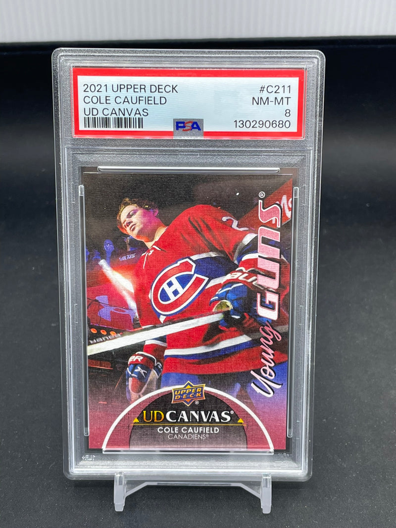 2021 UPPER DECK SERIES TWO - UD CANVAS - YOUNG GUNS - C. CAUFIELD -