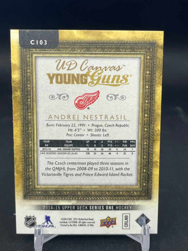 2014 UPPER DECK SERIES ONE - UD CANVAS - YOUNG GUNS - A. NESTRASIL -