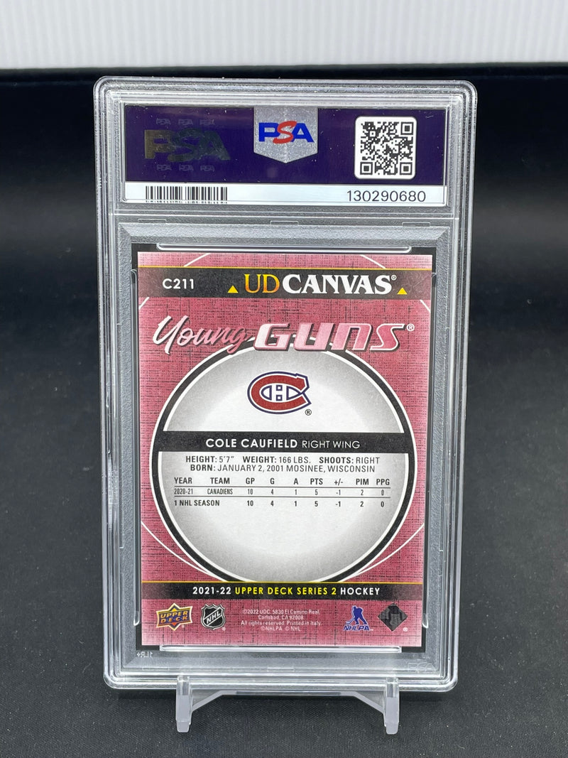 2021 UPPER DECK SERIES TWO - UD CANVAS - YOUNG GUNS - C. CAUFIELD -