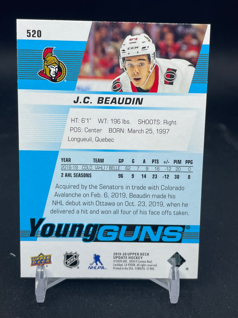 2019 UPPER DECK UPDATE - YOUNG GUNS - J. BEAUDIN -