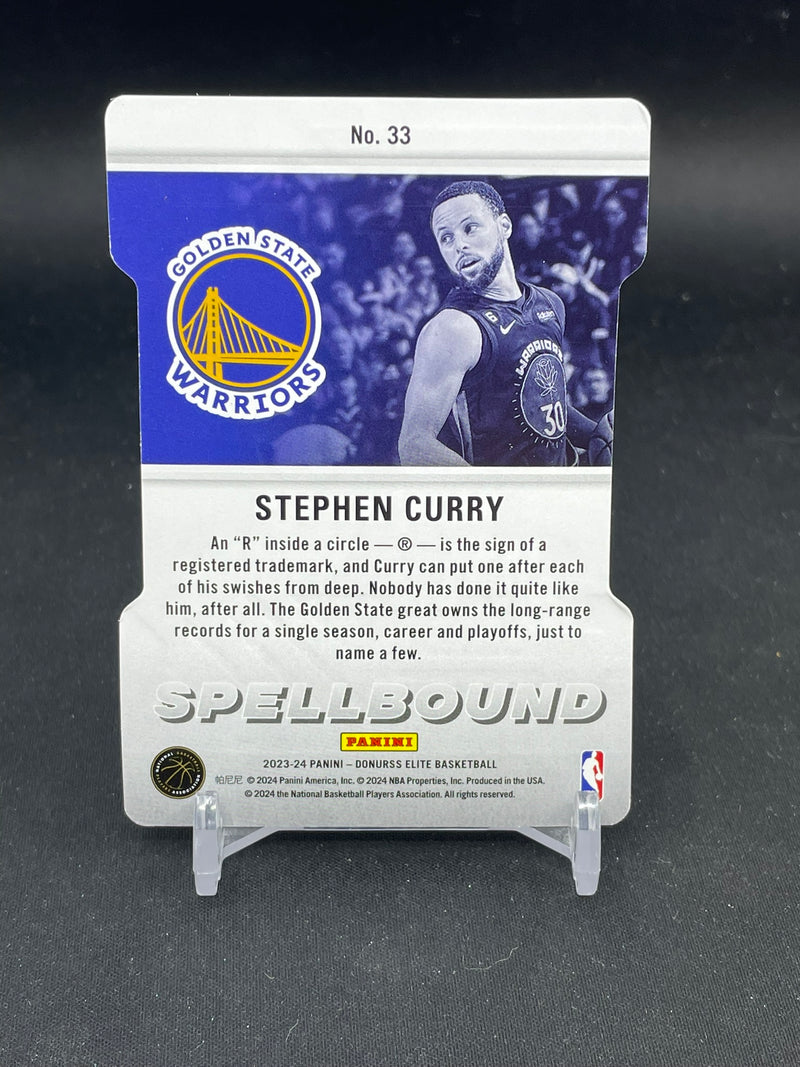 2023 PANINI DONRUSS ELITE - ORANGE DIE-CUT - SPELLBOUND R - S. CURRY -