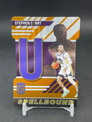 2023 PANINI DONRUSS ELITE - ORANGE DIE-CUT SPELLBOUND U - S. CURRY -