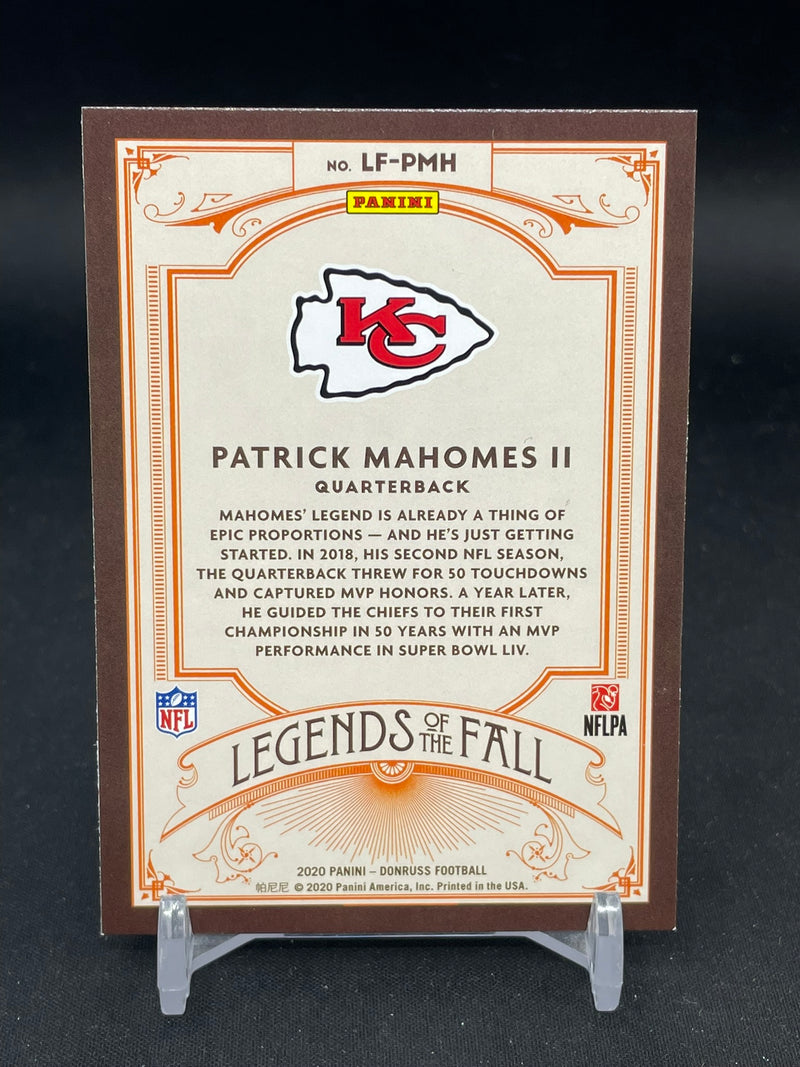 2020 PANINI DONRUSS - LEGENDS OF THE FALL - P. MAHOMES II -