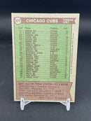 2014 TOPPS - TOPPS 75TH ANNIVERSARY BUYBACK - CHICAGO CUBS CHECKLIST -